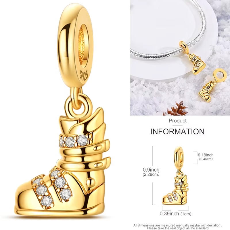 925 Sterling Silver Charm Bead - огляд і ціна Travel Accessories Jewelry