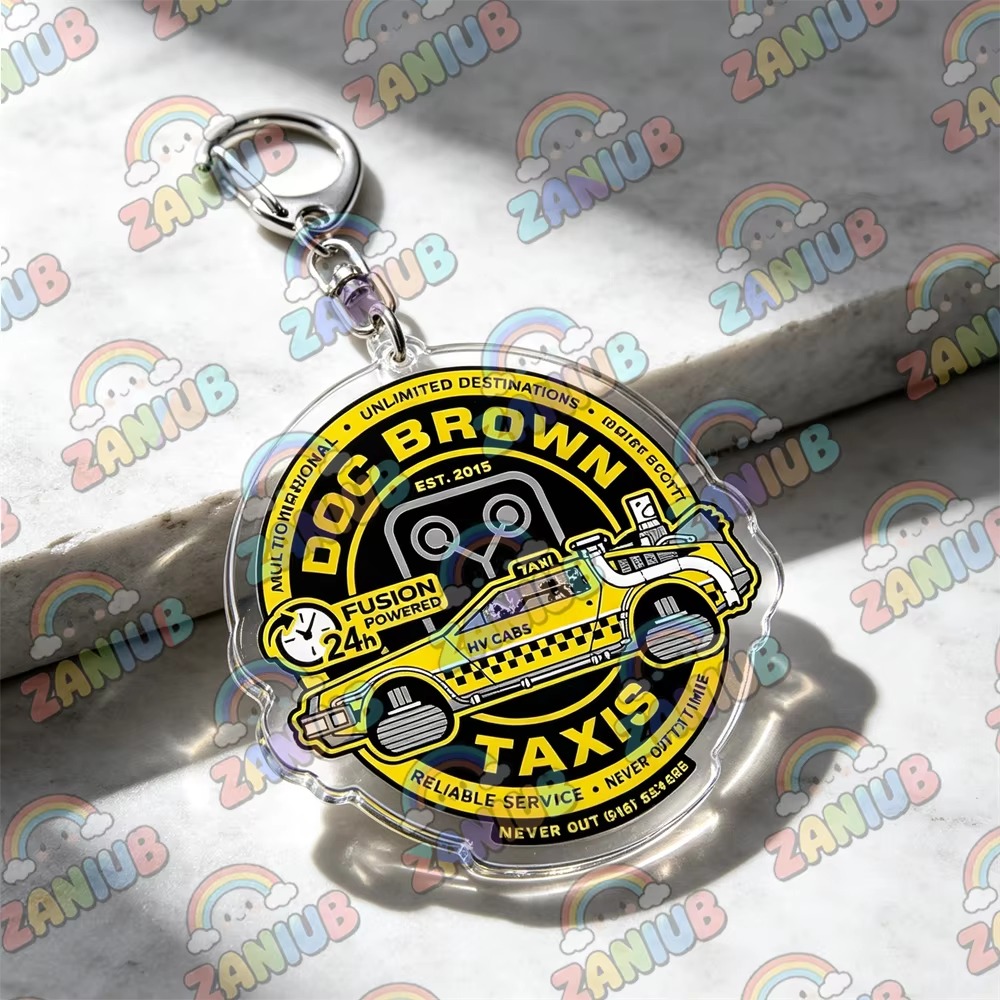 Retro Time Travel Delorean Flu - огляд і ціна Travel Accessories Jewelry