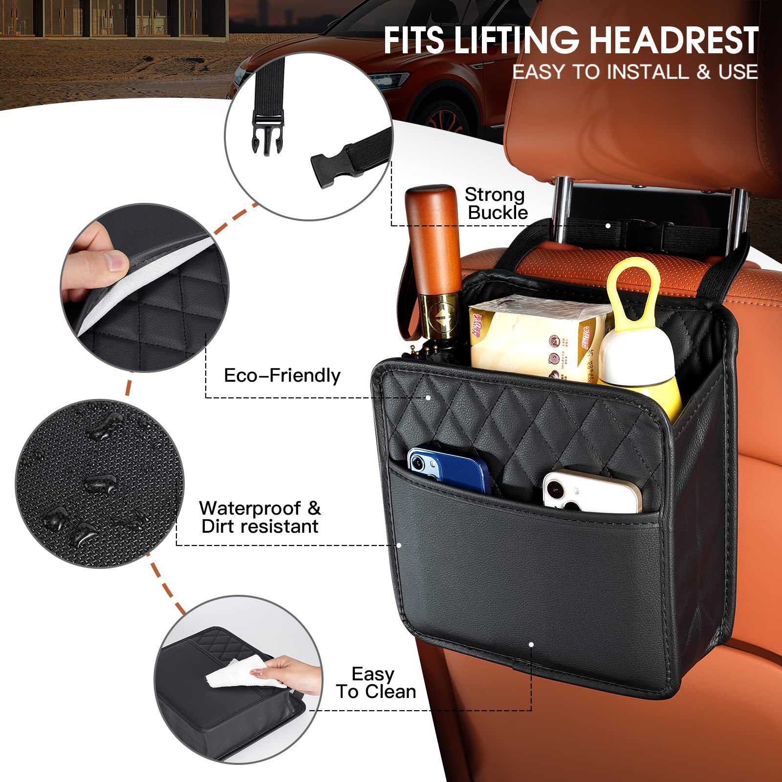 Hanging Storage Pocket Automot - огляд і ціна Travel Accessories Organizer Bag