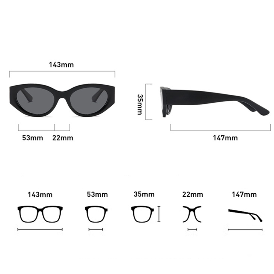 Women Men Classic Cat-Eye Pola - огляд і ціна Travel Accessories Aesthetic