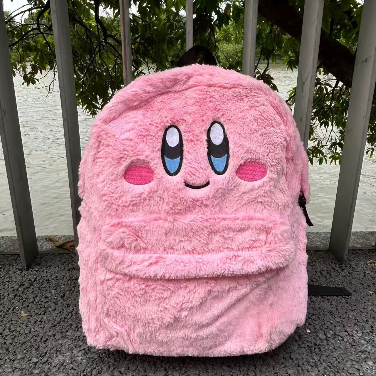 Kawaii Kirby Plush Backpack La - огляд і ціна Travel Accessories As Gifts