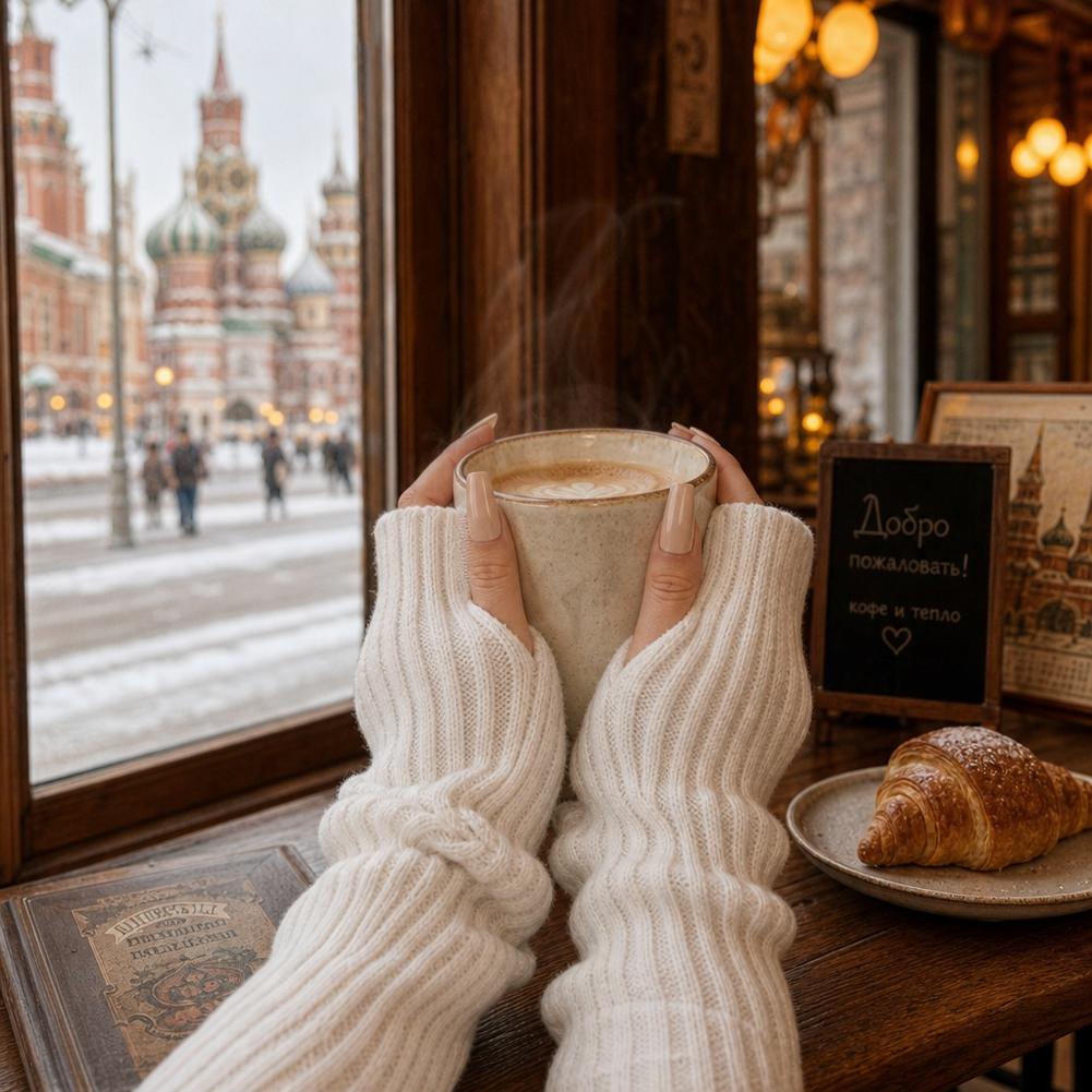 2PCS Cable Knit Fingerless Glo - огляд і ціна Travel Accessories Aesthetic